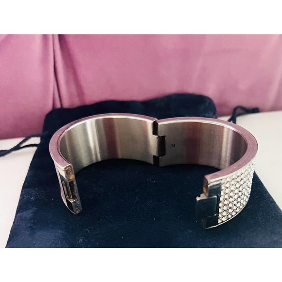 NWT Swarovski Intervalle signed crystal bangle Medium - Picture 9 of 9